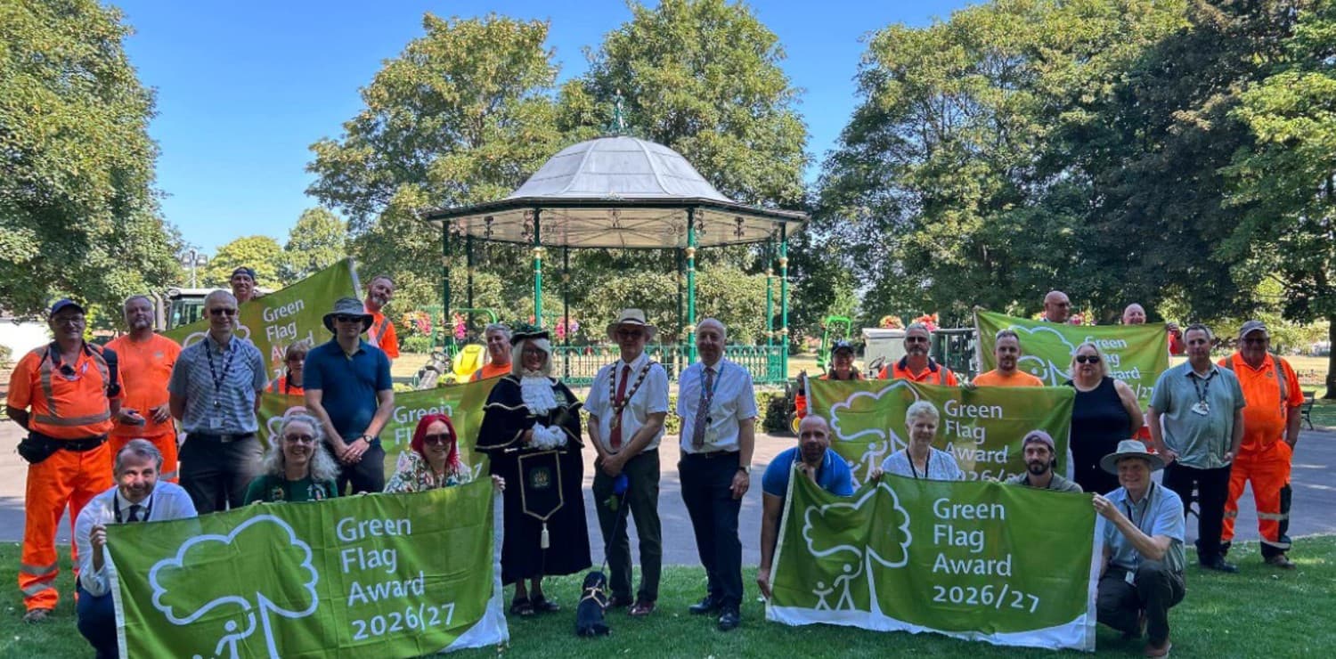 Green Flag Award-winning parkland in 2026